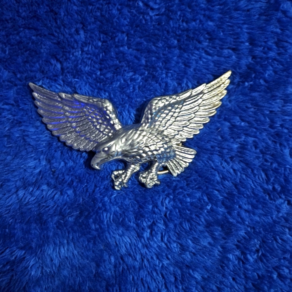 Customized Silver Eagle Buckle - Picture 3 of 4